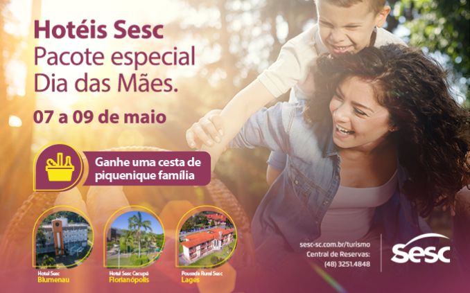 Pacotes de viagens do Sesc Paraná são opções de presentes de Dia das mães –  Fecomércio PR