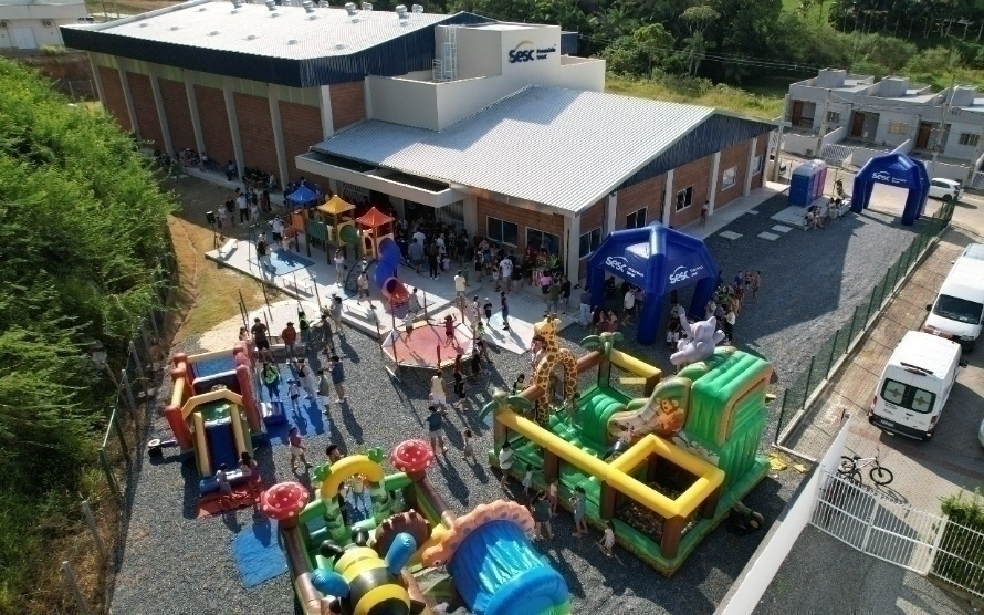 Confira como foi a inauguração do Sesc Comunidade Guabiruba