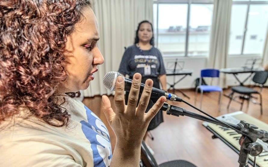 Aula de Canto no Sesc