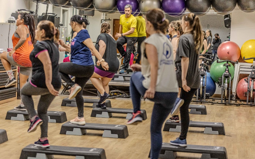 Aula de Step Sesc