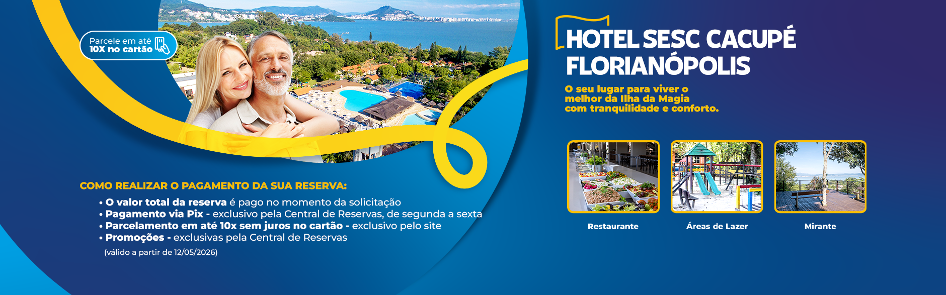 Banner Promoções Hotel Sesc Cacupé